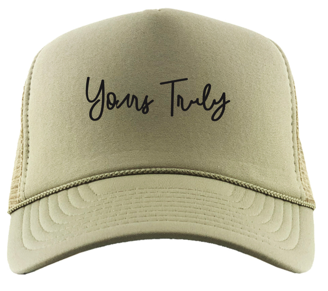 Yours Truly Trucker Hats